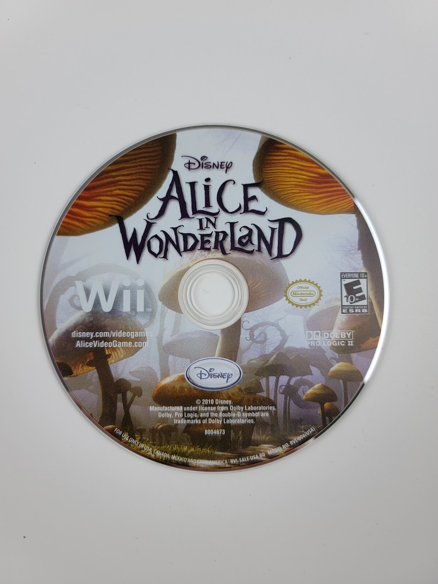 Disney: Alice In Wonderland Nintendo Wii 100% Complete 2007