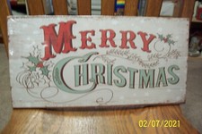 Merry Christmas Plaque - NEW