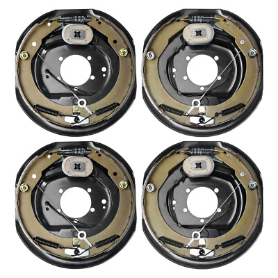 #ad #ad Uimoso Electric Trailer Brake 12quot; x 2quot; Self Adjusting Assembly 2 Pairs 7000 lbs $139.99
