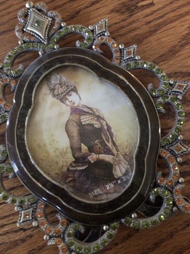 Tizo Swarovski Crystal Frame Excellent Condition 2.5” X 3.5” - Picture 2 of 12