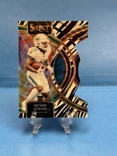 2023 Select Club Level Devon Achane Zebra Prizm Die Cut ROOKIE #274 SSP RC