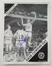 Dave Cowens Signed Day Program February 8, 1981 Boston Celtics NBA HOF RARE RAD