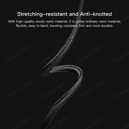 1M 2M 60W 3A Nylon Type-C Charger USB-C Charge Cable 3A Data Sync Fast Charging - Picture 9 of 15
