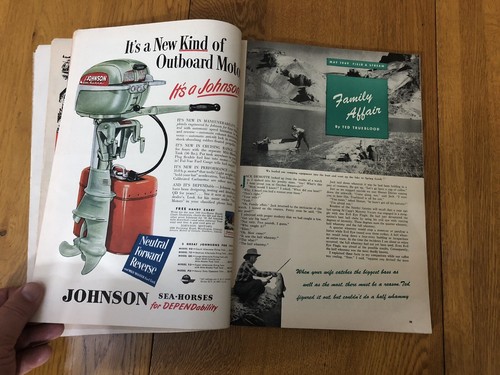 VINTAGE MAY 1949 FIELD & STREAM MAGAZINE HUNTING & FISHING STORIES & ADS - Picture 8 of 14