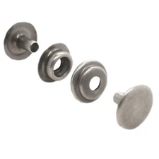Line 24 Antique Nickel Snap 100 Pack 1263-26 by Stecksstore