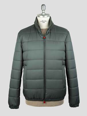 NEW KITON GREEN PL COAT US 42 - EU 52 KCZ29