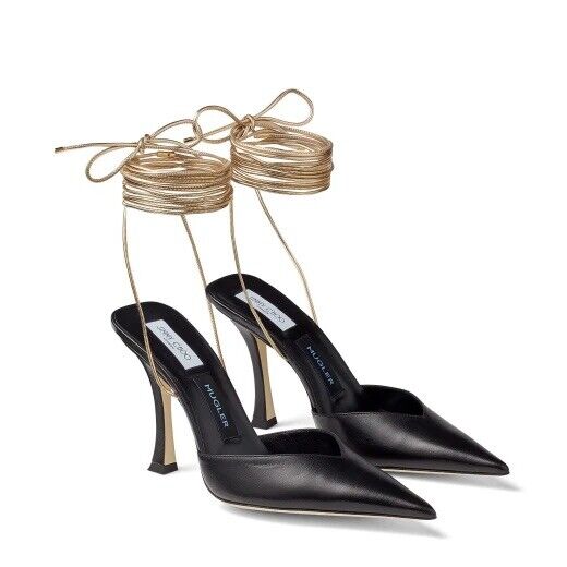 Jimmy Choo x Mugler Embellished Leather Pumps Shoes Heels Jimmy Choo x Mugler Embellished Leather Pumps Shoes Heels
