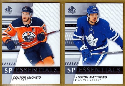 2019-20 SP Authentic SP Essentials COMPLETE SET (21 Cards) - McDAVID / MATTHEWS