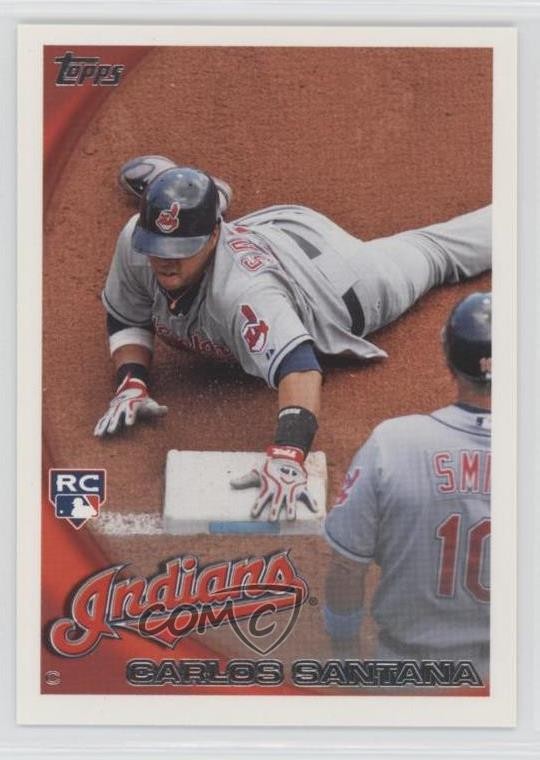 2010 Topps Update Carlos Santana #US-330 Rookie RC 1lc