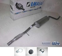 Imasaf Auspuff Mitteltopf + Anbauteile für Fiat Panda 0.9 2012-