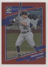 2021 Panini Donruss Optic Red Prizm 27/60 Trevor Story #111 08jk