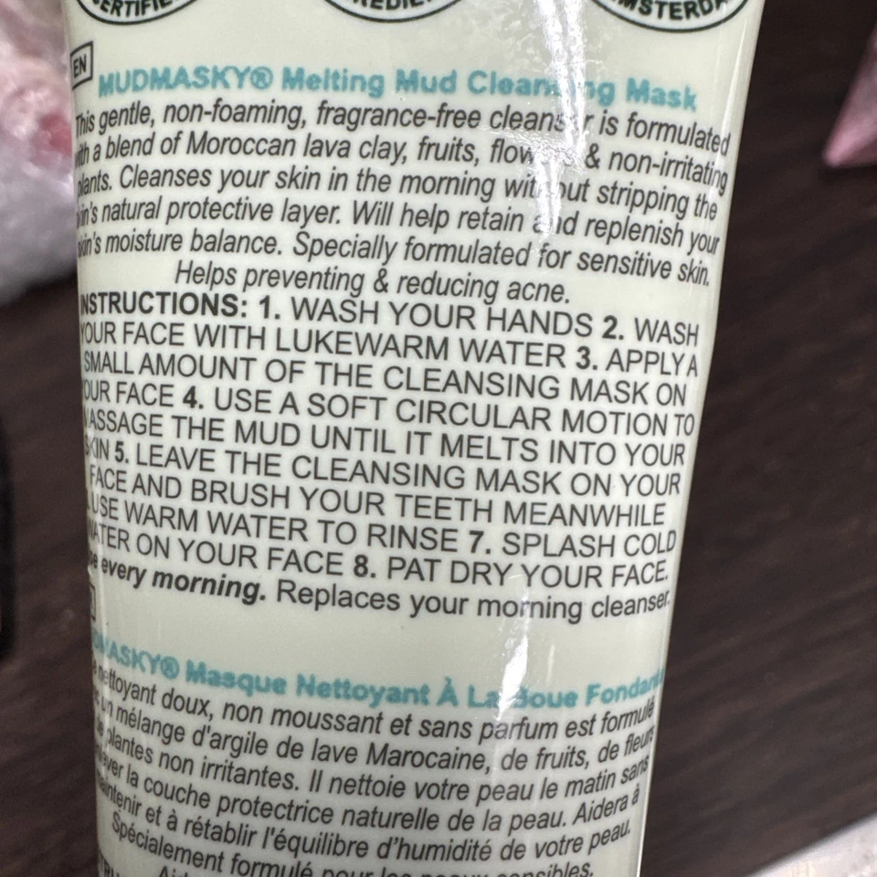 New Mudmasky 3 in 1 Formula Melting Mud Cleansing Mask 75ml/2.5oz Full Size BN8 - Image 4 of 4