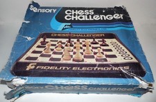SENSORY CHESS CHALLENGER * Boxed / Complete / Working * Fidelity Electronics Ltd