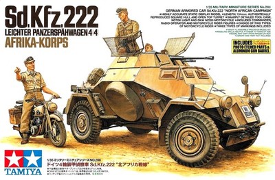 Tamiya 35286 1:35 Sonderkraftfahrzeug 222 Nord Africa