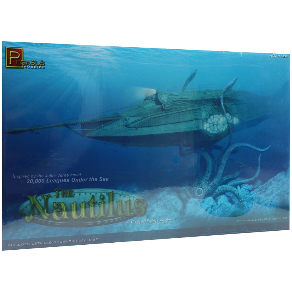 Pegasus Hobbies Nautilus Submarine 1/144 Scale Model Kit Jules Verne PKPG9120