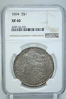 1894 Morgan Silver Dollar $1 NGC XF40 #4020