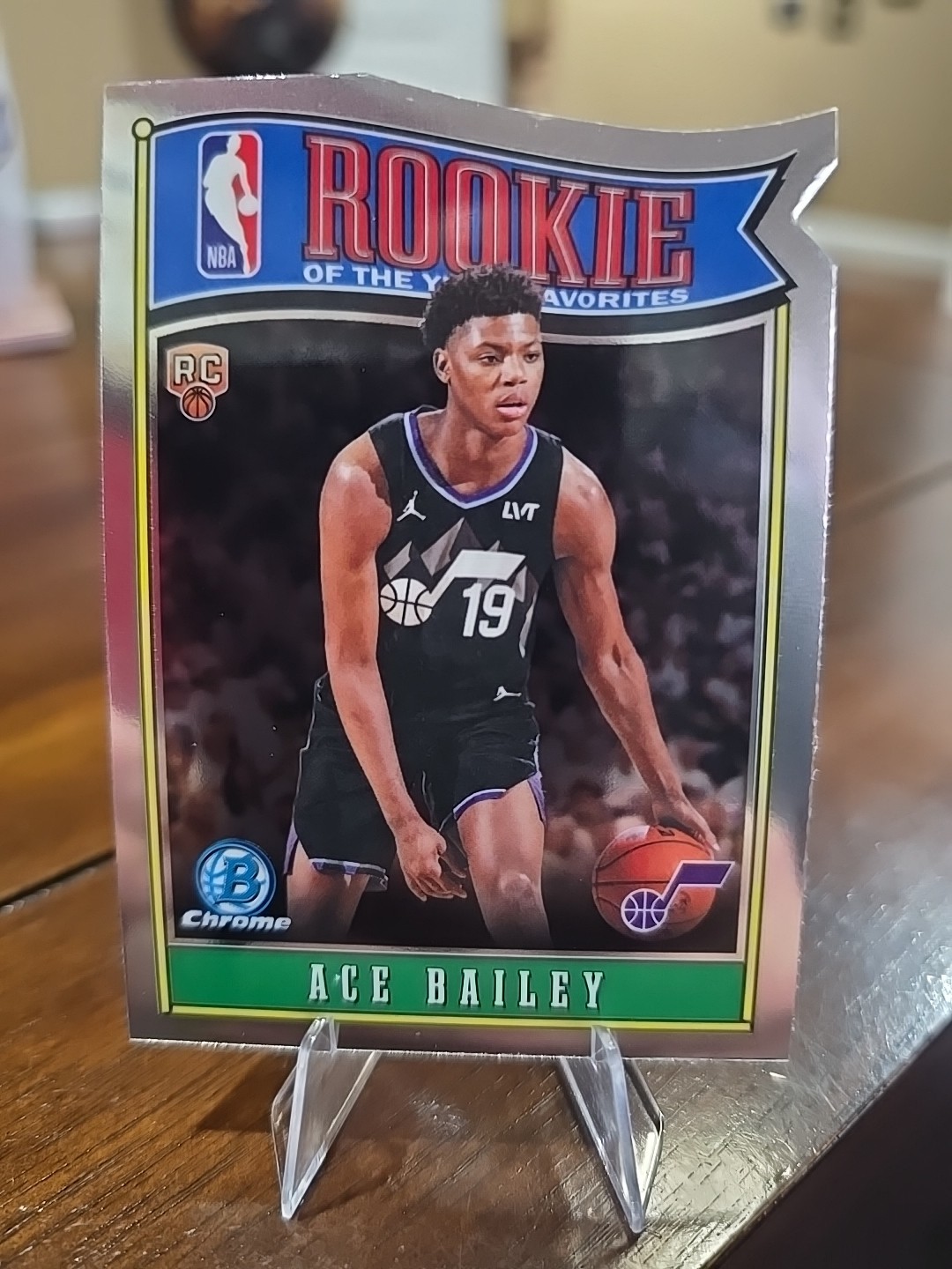 Topps Ace Bailey Rookie of the Year Favorites RY-5 Refractor Utah Jazz NBA