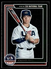 2022 Panini USA Baseball Stars & Stripes Carson Page USA #81
