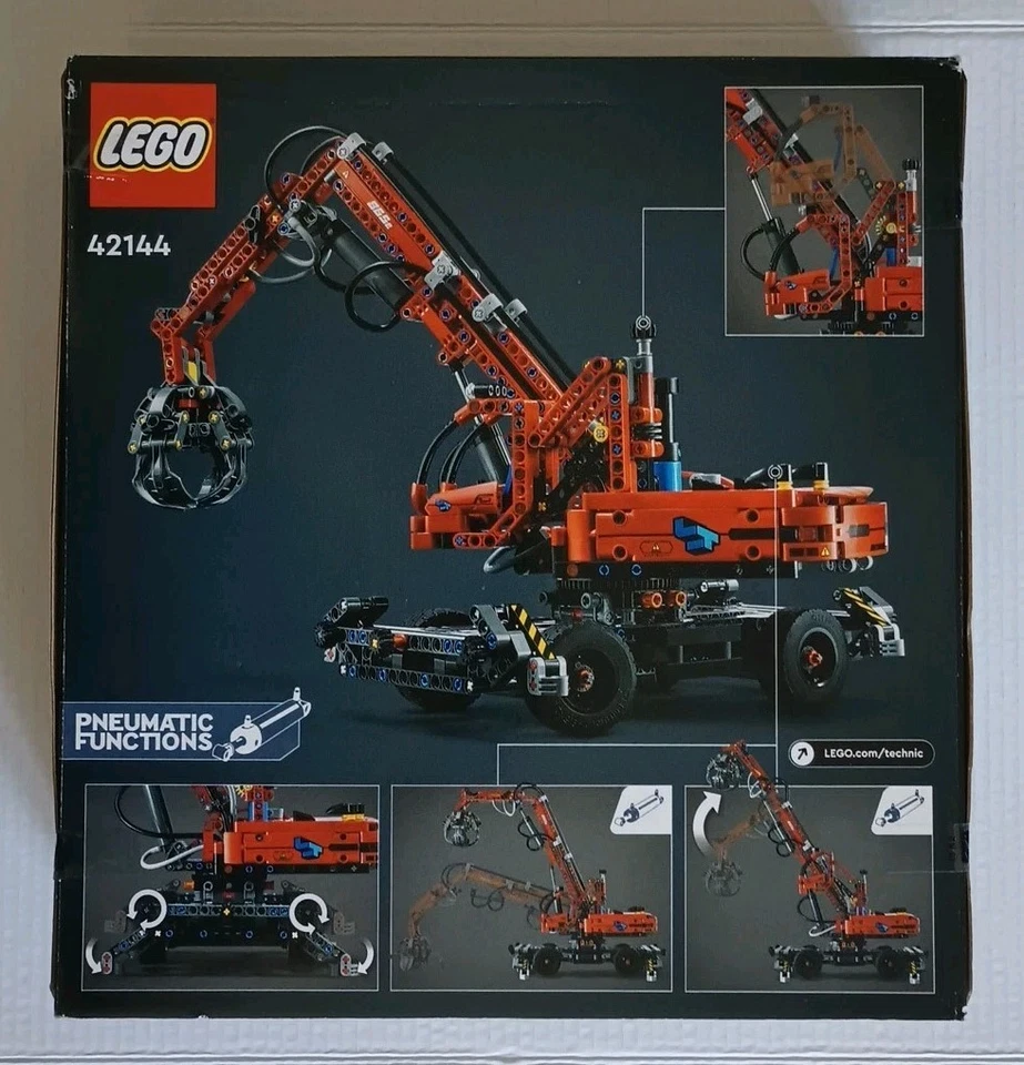 LEGO TECHNIC 42144 Material Handler Retired Set New In Sealed Box - Image 3 of 4