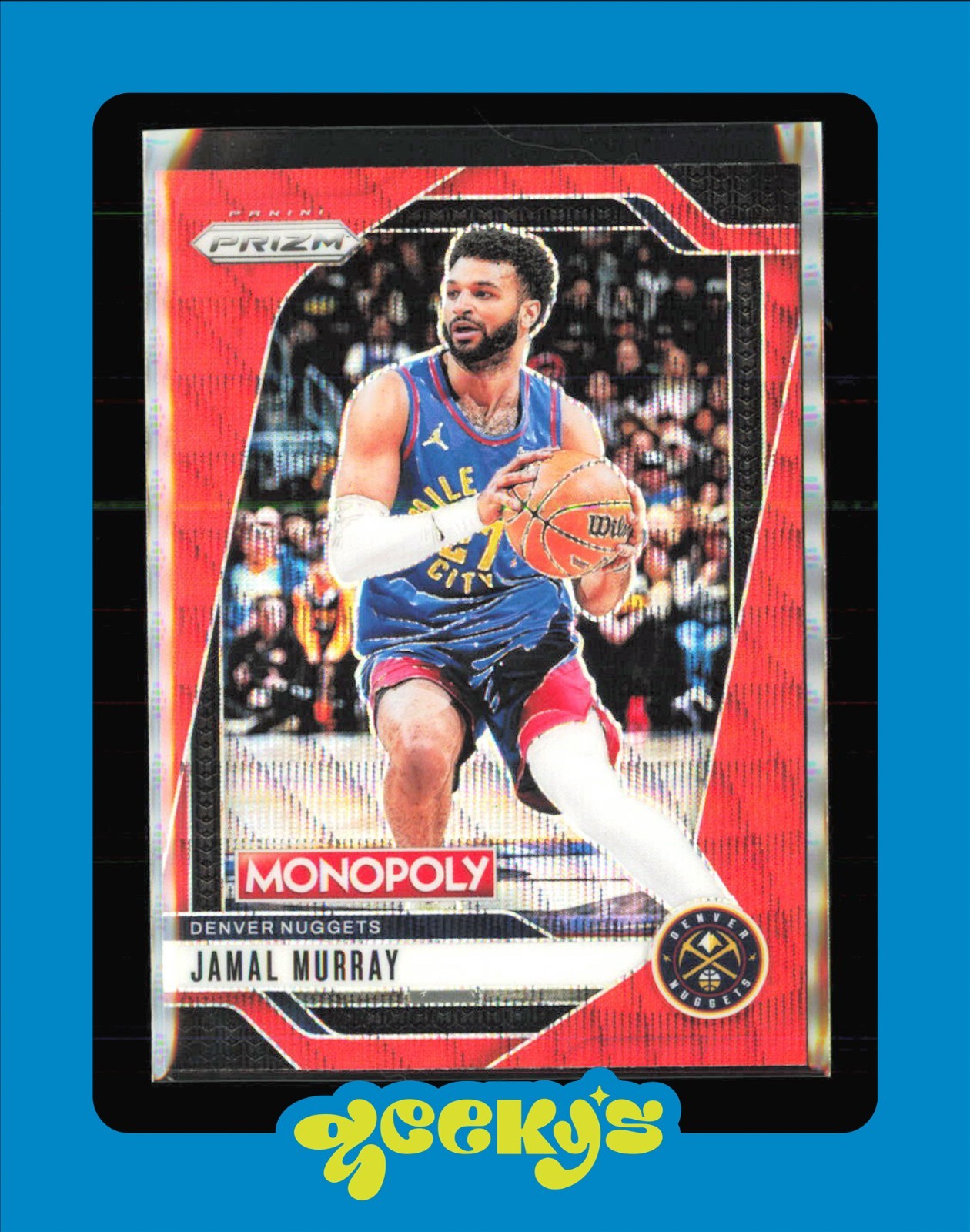 NUGETTS 2024-25 Panini Prizm - Jamal Murray #2 Ruby Wave Prizm $2MIN ORDER