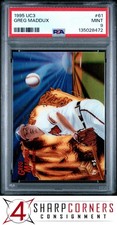 1995 SPORTFLIX/UC3 #61 GREG MADDUX BRAVES HOF POP 4 PSA 9