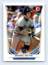 #DP49 2014 Bowman Draft Picks Michael Gettys Padres