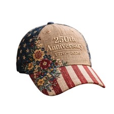 America 250th Anniversary Baseball Cap 1776  2026 USA Patriotic Hat Adjustable