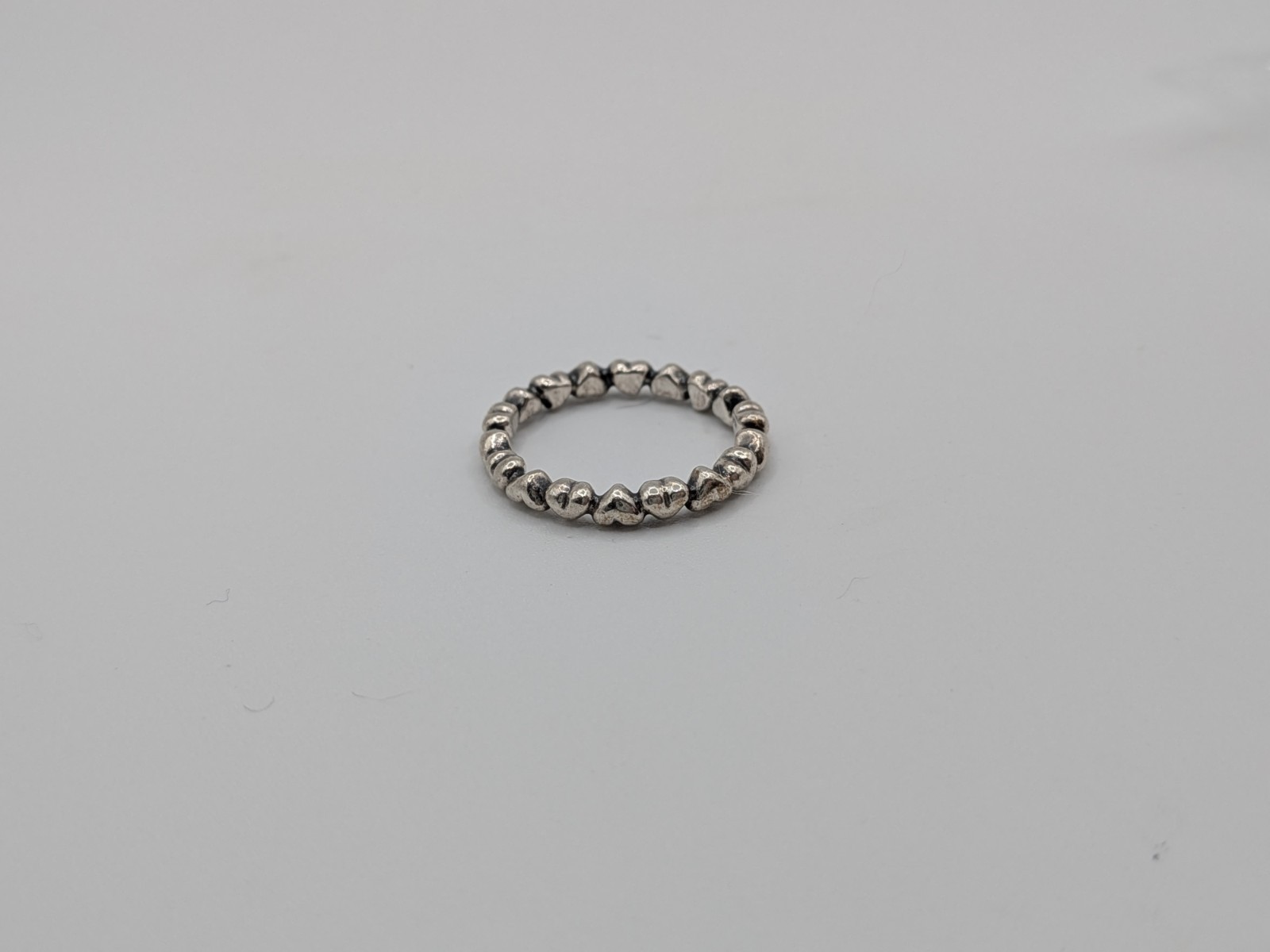 Authentic Pandora Stackable Ring Forever Love Hea… - image 9