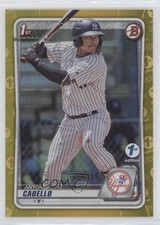2020 Bowman 1st Edition Gold Foil /50 Antonio Cabello #BFE-85 7m3