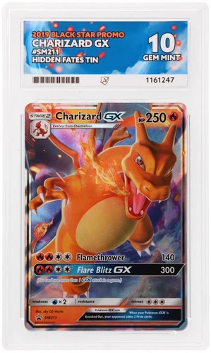 ACE 10   - Charizard GX - SM211 - Black Star Promo - Pokemon - Hidden Fates Tin