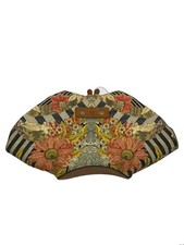 Borsa pochette Alexander McQueen De Manta -- Stampa all over multicolore