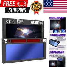 The Heir Single 2.0  Shade 10 Blue Auto Darkening Welding Lens  20A TIG Rat...