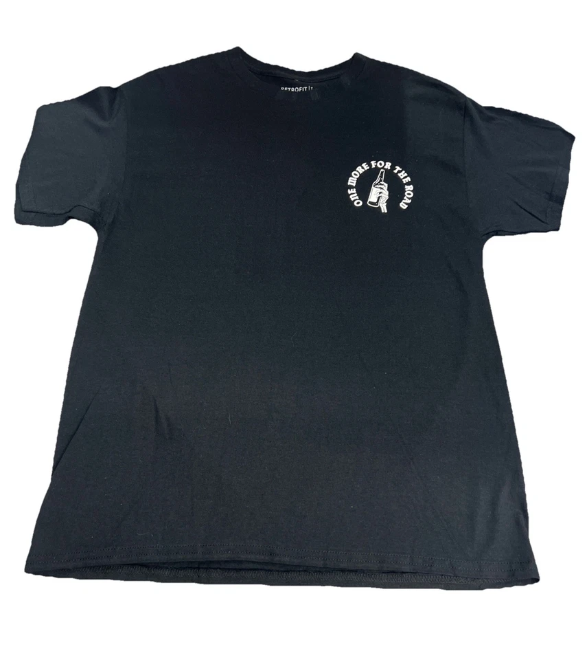 Talla L - Gráfico retrofit 'One More For The Road' para hombre Foto 2 de 3