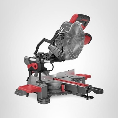 10 Amp 7-1/4'' Single Bevel Miter Saw Compact Rail System LED Shadow Line