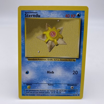 Pokémon Sterndu 65/102 DE Common Base Set 1999