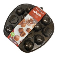 Nordic Ware Apple Cakelet Cake Pan Nonstick Heavy Cast Aluminum -Made In USA NEW