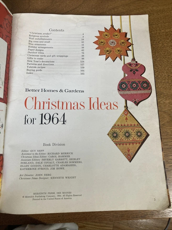 Better Homes And Gardens Christmas Ideas For 1964 Vintage Book Foto 2 de 4