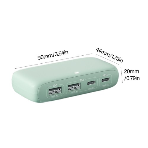 MultiPorts Type C Hub PD65W Fast Charging Adapter For Computer Mobile Devices - 第 8/11 張圖片