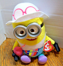 Ty Beanie Baby 8" Minion Jerry  Tourist from Despicable Me With Tag