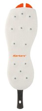 Korkers OmniTrax V3.0 Studded Felt Fishing Shoe Sole, 11, White/Orange FA305011