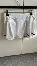 Mizuno Flying Skirt White Size M New With Tags Sports Tennis Activewear