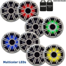 Kicker 6.5" White LED Marine Speakers QTY 84 pairs of OEM replacement speakers