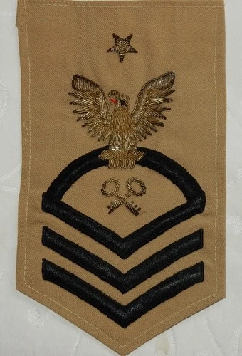 WW2 USN NAVY CPO RATE PATCH STOREKEEPER CHIEF PETTY OFFICER USA MILITARY BADGE