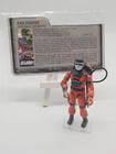 GI JOE ARAH 1985 BARBECUE 100% COMPLETE W/ FILE CARD HASBRO VINTAGE