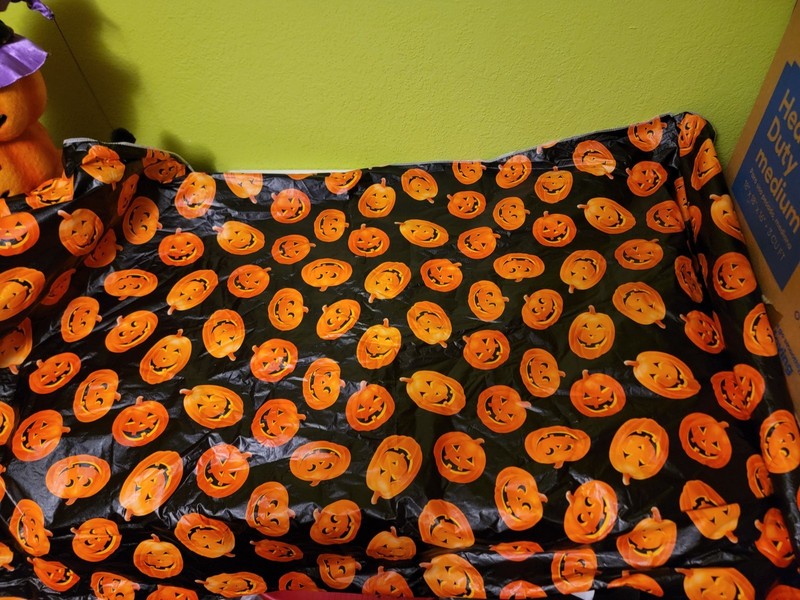 Halloween Table Cover Tablecloth Orange Decor Holiday Pumpkin Jack O Lantern