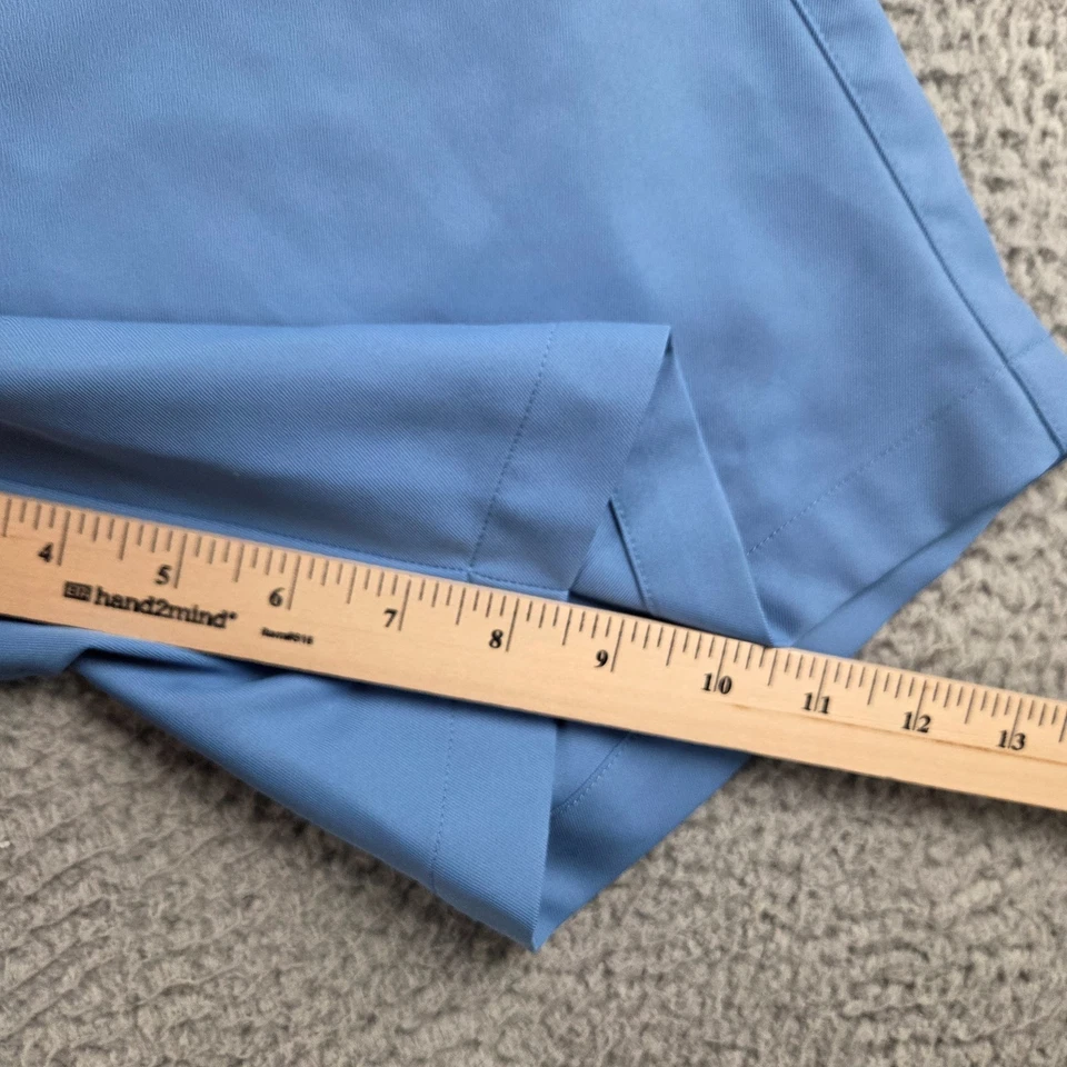 Peter Millar Salem Performance Short Mens 33 Blue Wicking Pleated Golf - Image 4 of 4