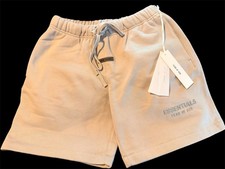 Fear of God Essentials Men Sweat Shorts Desert Taupe Fleece Medium