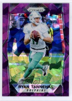 2017 Panini Prizm Purple Crystals Prizm /75 Ryan Tannehill #144 1u5y