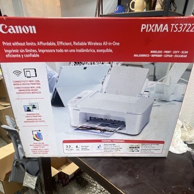 Canon PIXMA TS3722 Color Inkjet All-In-One Printer w/ Wireless USB Scan Copy
