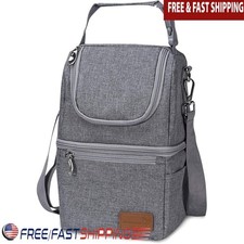 Insulated Baby Bottle Bag Detachable Wine Carrier Cooler Stroller Compatible New